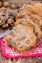 Walnut Bread (fresh baked) Royalty Free Stock Photo