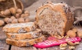 Walnut Bread (fresh baked) Royalty Free Stock Photo