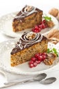 Walnut cake