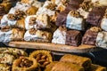 Walnut and chocoltae baklava snack