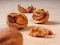 Walnut closeup Royalty Free Stock Photo