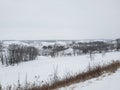 Walnut Creek, Ohio with a Winter Snow