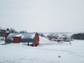 Walnut Creek, Ohio with a Winter Snow