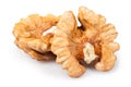 Walnut half group Royalty Free Stock Photo