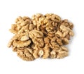 Walnut half heap Royalty Free Stock Photo