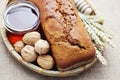 Walnut and honey bread Royalty Free Stock Photo
