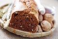 Walnut and honey bread Royalty Free Stock Photo