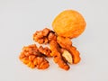 Walnut kernels nutfood a shelled stone nut fruit food whole raw dryfruit akhrot cerneaux de noix miolo de noz photo