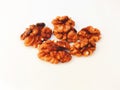 Walnut kernels nutfood a shelled stone nut fruit food whole raw dryfruit akhrot cerneaux de noix miolo de noz photo