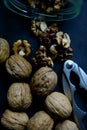 Walnut nutcracker nut shell Royalty Free Stock Photo