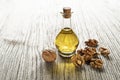 Walnut oil Royalty Free Stock Photo