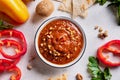 Walnut and roasted paprika dip Muhammara