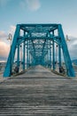 The Walnut Street Bridge, in Chattanogga, Tennessee Royalty Free Stock Photo