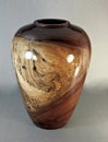 Walnut Vase Turned on Wood Lathe