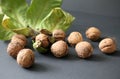 Walnut, walnuts in shell, brown, fresh walnut, diet