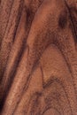 Walnut natural wood texture Royalty Free Stock Photo
