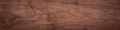 Walnut wood texture.  Natural texture background of North American walnut wood board.  Long wood plank texture. Royalty Free Stock Photo