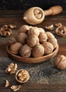 Walnuts closeup detail Royalty Free Stock Photo