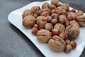 Walnuts and hazelnuts