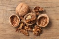 Walnuts Healthy Fruit Rustic Still life Royalty Free Stock Photo