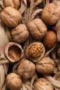 Walnuts Healthy Fruit Rustic Still Life Royalty Free Stock Photo