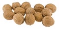 Walnuts isolated on white background Royalty Free Stock Photo