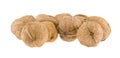 Walnuts isolated on white background Royalty Free Stock Photo