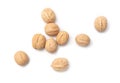 Walnuts isolated white background Royalty Free Stock Photo