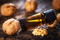 Walnuts oil Royalty Free Stock Photo