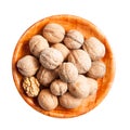 Walnuts plate Royalty Free Stock Photo