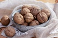 Walnuts closeup detail Royalty Free Stock Photo