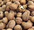 Walnuts In Shell For Sale At Loule Market
