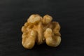 Walnuts - Walnuts in black background Royalty Free Stock Photo