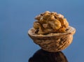 Walnuts wooden, season, nuts, christmas, pile, nutty