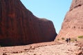 Walpa Gorge, Kata Tjuta. Uluru - Kata Tjuta national park. Northern Territory. Australia Royalty Free Stock Photo