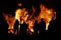 Walpurgis Night bonfire Royalty Free Stock Photo