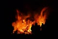 Walpurgis Night bonfire Royalty Free Stock Photo