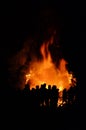 Walpurgis Night bonfire Royalty Free Stock Photo