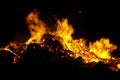 Walpurgis Night bonfire Royalty Free Stock Photo