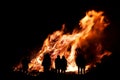 Walpurgis Night bonfire Royalty Free Stock Photo