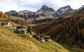 Walser village (Ayas Valley, North Italy)