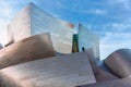 Walt Disney Concert Hall. The famous landmark  designed by Frank Gehry, Downtown Los Angeles Royalty Free Stock Photo