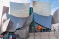 Walt Disney Concert Hall. The famous landmark  designed by Frank Gehry, Downtown Los Angeles Royalty Free Stock Photo
