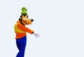 Walt Disney Goofy Character Isolated on White Background Royalty Free Stock Photo