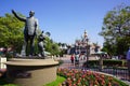 Walt Disney and Mickey Mouse Greet Visitors to Park Royalty Free Stock Photo