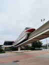 Walt Disney World Monorail in Orlando Florida Royalty Free Stock Photo