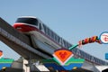 Walt Disney World Monorail System Magic Kingdom Entrance Royalty Free Stock Photo