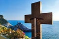 Walter Bonatti alpinist and writer tomb in portovenere cemetery Royalty Free Stock Photo