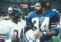 Walter Payton and Franco Harris