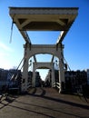 Authentic drawbridge in Amsterdam